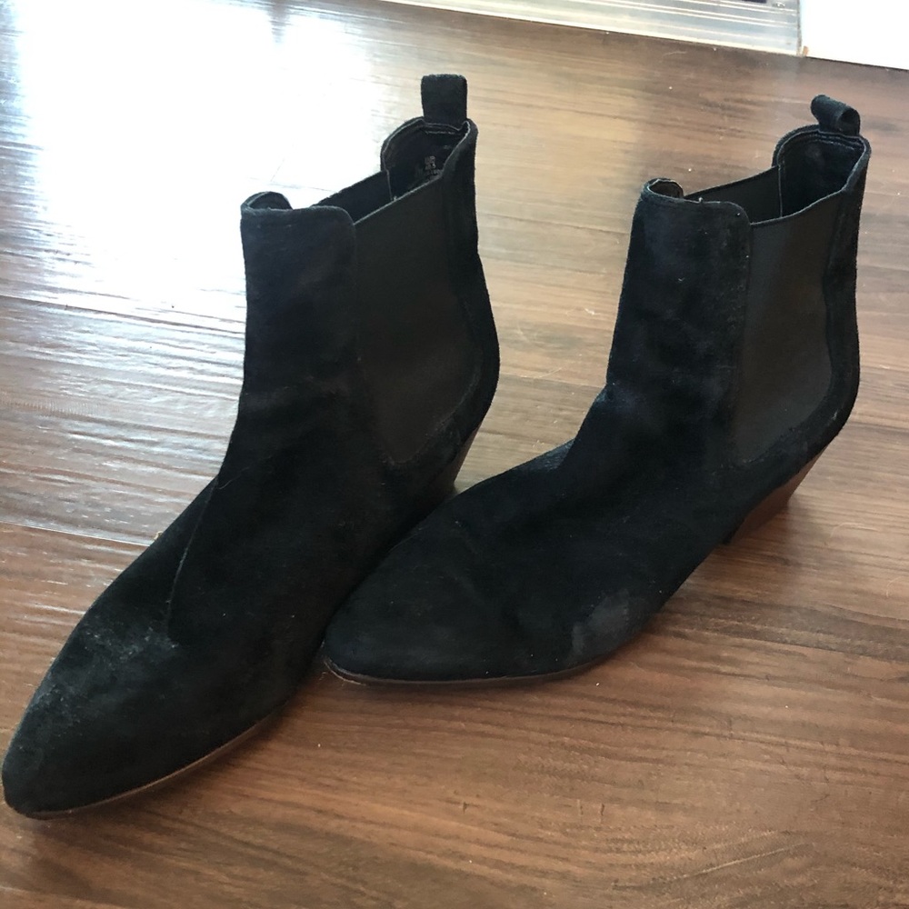 Sam Edelman Black Suede Booties